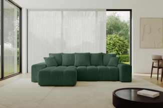 ALTDECOR Ecksofa ENIL-L, Couch mit Schlaffunktion, Wohnzimmer - Wohnlandschaft, Corner Sofa Bett Eckcouch Couch L-Form Schlafcouch Ausziehbar