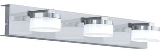 Eglo 96543 Wandleuchte Badezimmerlampe ROMENDO 1 L:45cm dimmbar in klar, satiniert 3X7,2W IP44