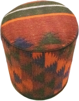 Sonderform,XS / 80 cm Ø Rund & kleiner,Mehrfarbig,Patchwork,Schurwolle,Afghanistan