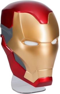 Paladone Iron Man Maske Licht, freistehend oder zur Wandmontage geeignet, 22 cm (8,7") hoch, Marvel Merchandise
