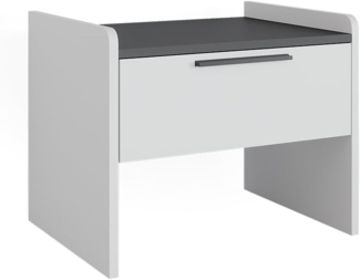 Esszimmerbank Roman Weiß 53.5 x 41.1 cm mit 1 Schublade Vicco