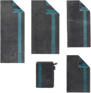 JOOP! Handtücher Infinity Doubleface Graphite 1678 74 30x30 cm