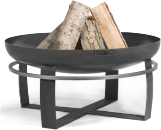 CookKing 'Viking Ø 80' Feuerschale, Stahl Schwarz, Ø 80x36 cm