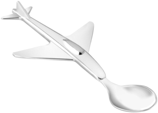 ZILVERSTAD Babylöffel Flugzeug