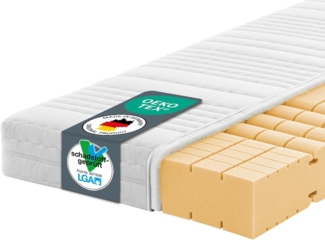 Kaltschaummatratze Kaltschaummatratze Komfort-SAN Härtegrad H3 (RAVENSBERGER Matratzen, 18 cm hoch, Härtegrad H 3 (RG 50) 80x190 cm mit Baumwoll-Doppeltuch-Bezug