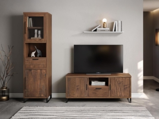 Wohnwand Sydney Pinie 2tlg.