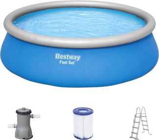 Bestway Fast Set Aufblasbarer Swimmingpool Rund 457x122 cm 93110