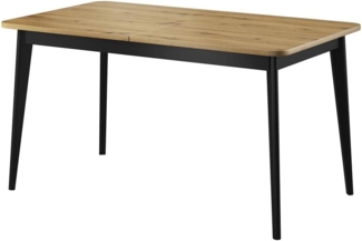 Selsey Esstisch, Eiche Artisan, 80 x 76 x 140-180