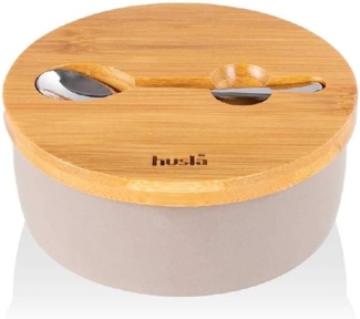 Husla Husla Zuckerdose aus Keramik mit Löffel Hygge 29197