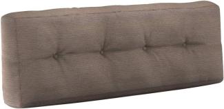 Vicco Palettenkissen Taupe 120 x 40 cm,