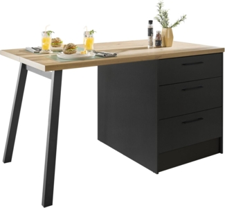 BASIC by Balculina Kücheninsel Turin, Breite 150cm