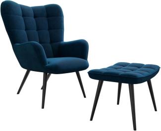 Sessel Gunar, Farbe: Blau HCD-49