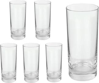 6er Set Longdrinkglas Gala 280 ml Wasserglas Tumbler