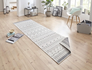 NORTHRUGS Teppich Kuba Wendeteppich, rechteckig, Höhe: 5 mm, In-& Outdoor, Wetterfest, Balkon, Läufer, Wohnzimmer, Wasserfest