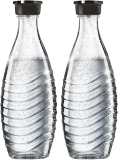 Sodastream Glaskaraffe Duo-Pack 0,6 Ltr, für Penguin- und Crystal-Sprudler