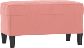 vidaXL Sitzbank Rosa 70x35x41 cm Samt 349400