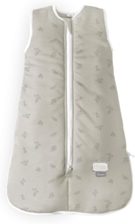 Nuvita MOOVO 90100 | Winterschlafsack mit zentralem Reißverschluss und Reißverschluss für die Füße, aus Polsterung aus recyceltem Material, OEKO TEX-zertifiziert | 18-36 MONATE | Beige Floral