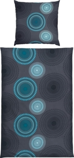 REDBEST Bettwäsche Bettwäsche, Mako-Satin, Satin Kreise