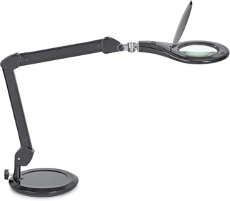 Maul LED-Lupenleuchte Maulmakro Standfuß schwarz