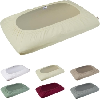 beties Kissenbezug BasicSoft, (1 Stück), Premium Feinjersey Nackenstützkissen-Spannbezug 40x70 cm plaza-taupe