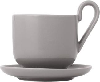 Blomus Set 2 Espressotassen RO Mourning Dove, Kaffee Tassen, Becher, Porzellan, 80 ml, 64138