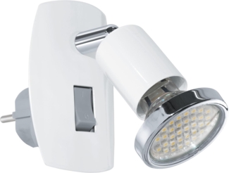 Eglo STECKDOSENSPOT GU10 2,5W WEISS (MINI 4 LED+LM 23L301)