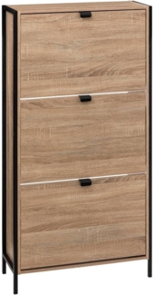 5five - schuhschrank mit 3 schubladen "aliaj" in eiche natur effekt