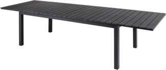 riess-ambiente Gartentisch DESIGNO 200-250-300cm grau / (Einzelartikel, 1-St), Outdoor · Aluminium · ausziehbar · Terrasse · wetterfest · Design