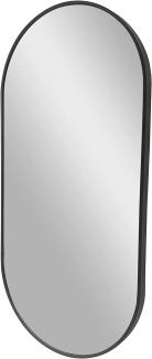 Wandspiegel Corato 40x80cm Schwarz [en. casa]