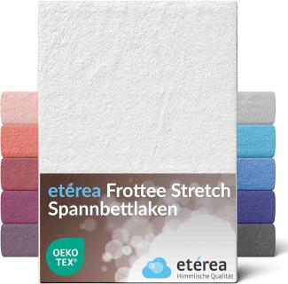 etérea Frottee Spannbettlaken 180x200 - 200x200 cm Weiss