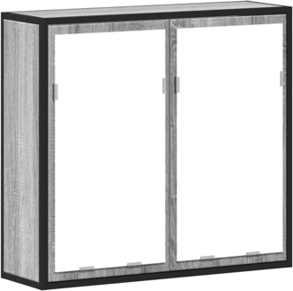 Bad-Spiegelschrank Grau Sonoma 65x20x60 cm Holzwerkstoff