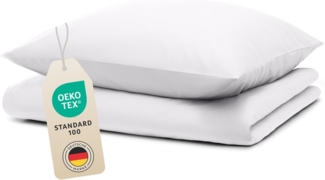 Blumtal Bettwäsche Oeko-TEX zertifizierte Mikrofaser Bettwäsche pflegeleicht & faltenfrei, Bettbezüge aus Atmungsaktivem Mikrofaser