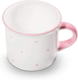 Gmundner Keramik Herzerl Rosa, Kaffeehäferl 0,24L