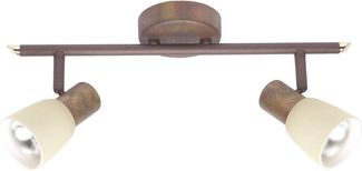 Brilliant Leuchten No. 35813-56 Spotrohr Luca E14 2-flammig altkupfer champagner