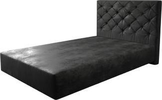 Boxspringgestell Dream-Great Mikrofaser Anthrazit Vintage 120x200 cm