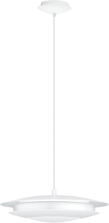 Eglo 98041 LED Pendelleuchte MONEVA-C weiß Ø40,5cm H:150cm dimmbar mit Connect Funktion