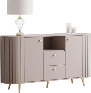 Lookway Kommode ELODIE II 150 cm mit gefrästen Fronten und Soft-Close-System