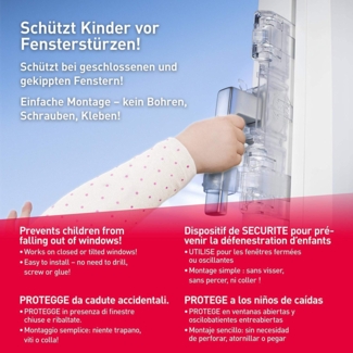 ISI SAFE FENSTERSICHERUNG TRANSPARENT