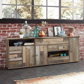 Sideboard Vintage Driftwood Braun BRANSON-36 B/H/T ca. 193/80/48 cm