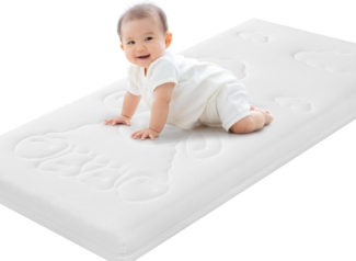 Traumnacht Baby-/Junior Duo Premium Matratze, mit Frotteebezug, 70x140 cm, weiß