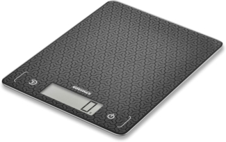 Soehnle Küchenwaage Page Comfort Mosaic, Mosaic Design, digitale Küchenwaage, Haushaltswaage mit großer Wiegefläche, Gewicht bis zu 10kg (1-g-genau), elektronische Waage mit Zuwiegefunktion