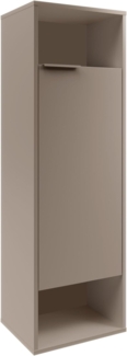 Fackelmann B.PARIS Midischrank 40 cm breit, Grau, Anschlag rechts
