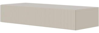 Selsey 'Veldio' Hängekonsole mit Schublade, greige, ca. 17 x 90 x 36 cm
