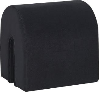 Pouf Samtstoff schwarz 35 x 42 x 42 cm MODOC