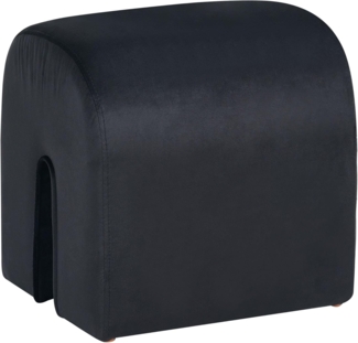Pouf Samtstoff schwarz 35 x 42 x 42 cm MODOC