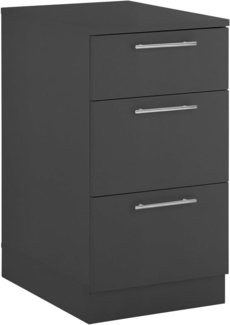 freiraum Unterschrank LAUNDREEZY in Anthrazit, Holzwerkstoff - 50 x 93 x 68 cm (BxHxT)