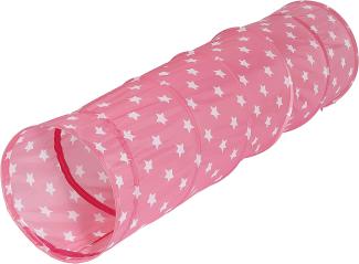 Spieltunnel \"Pink white stars\"