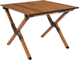 HOME DECO FACTORY, HDO0071, Campingtisch Modell Mariposa M1, Gartenmöbeltisch, Möbel, Gartenmöbel, Outdoor-Tisch, 58 x 44 x 60 cm, Natur
