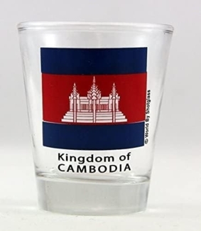 Cambodia Shot Glass by World By Shotglass