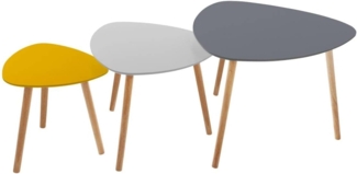 Set bestehend aus 3 Couchtischen Mileo Break - Model 3 - Atmosphera créateur d'intérieur